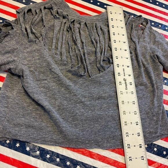 Locker Stock Tokyo Tiger Slashed Crop Top Tee XS - Picture 10 of 10